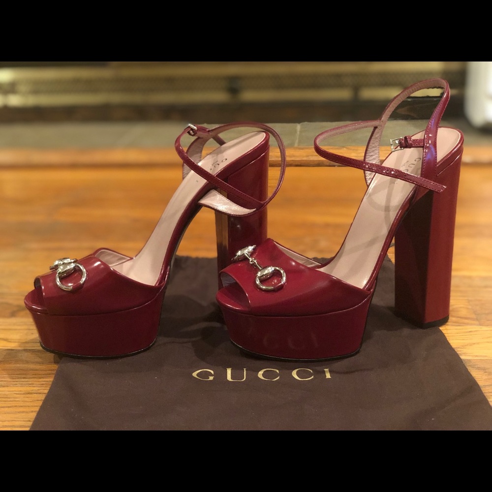 Gucci platform Heels
